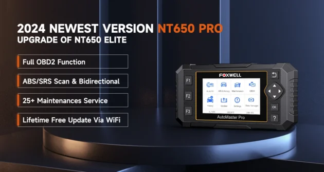 FOXWELL NT650 PRO Car ABS SRS Code Reader OBD2 Diagnostic Tool EPB OIL DPF TPMS 25+ Reset OBD2 Automotive Scanner Free Update - Image 8