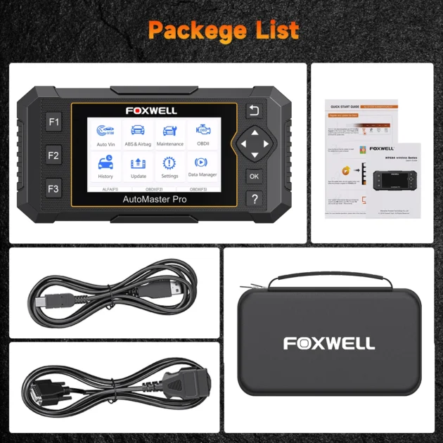 FOXWELL NT650 PRO Car ABS SRS Code Reader OBD2 Diagnostic Tool EPB OIL DPF TPMS 25+ Reset OBD2 Automotive Scanner Free Update - Image 7